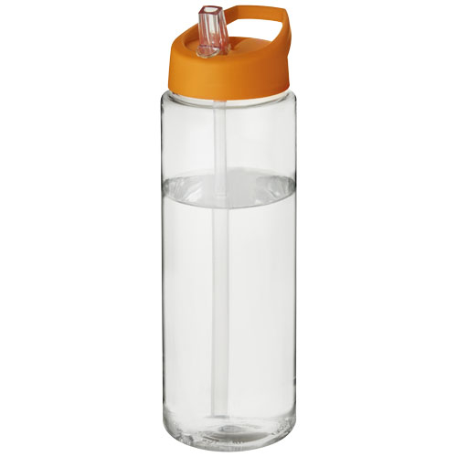 Bouteille promotionnelle de sport 850ml H2O Active® Translucide et Orange